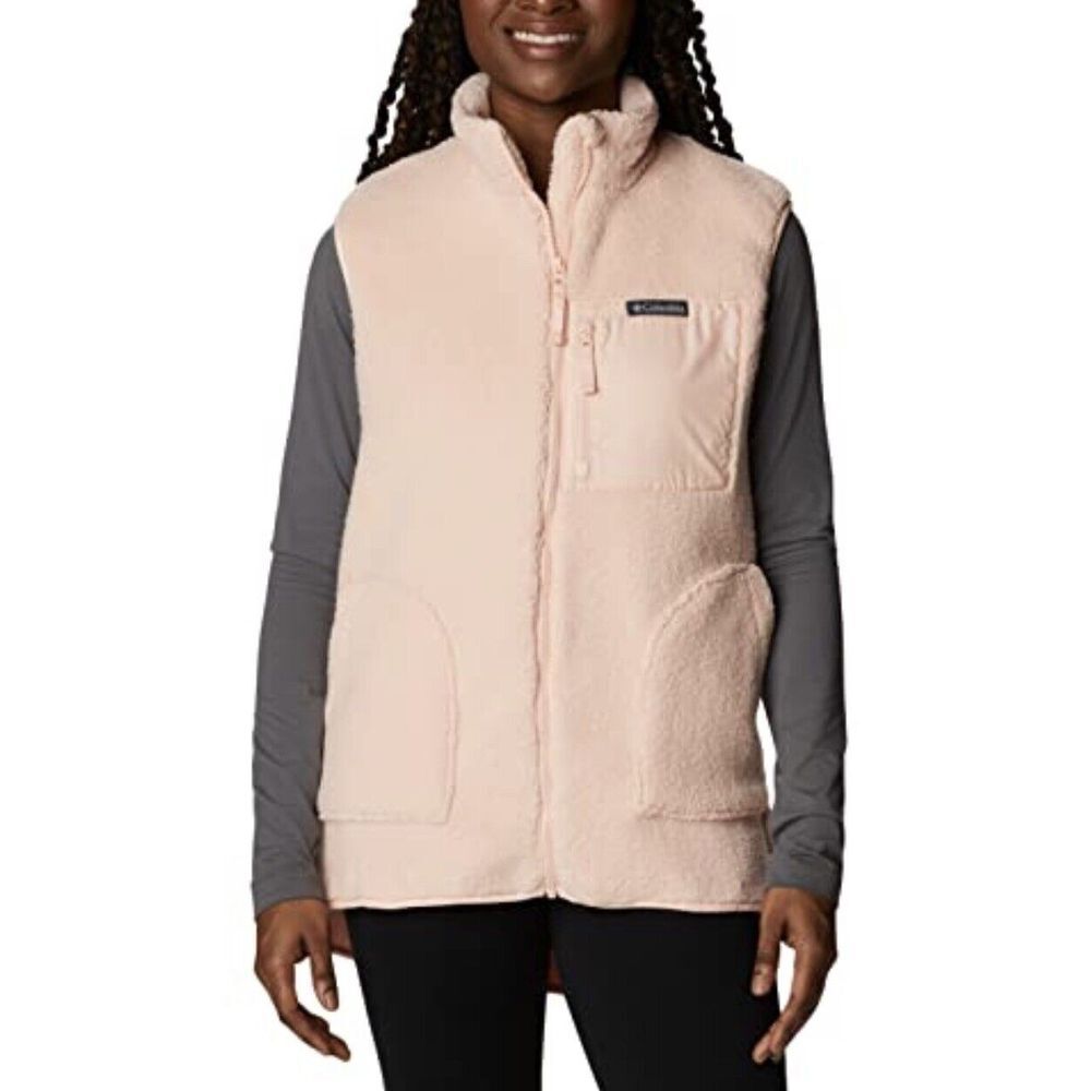 Columbia Women's Holly Hideaway Vest - Peach‎ Bloss Small New